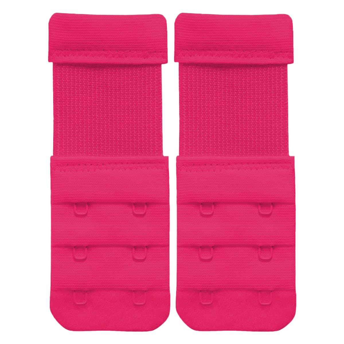 Elastic Bra Hook Extender-(2 Hook/3 Eye & 3 Hook/3 Eye) with Extra Elastic- Increase Band Length-Bra Hook Extender Combo for Women (2 Hooks -(Dark Pink,Pack of 2))-image-16