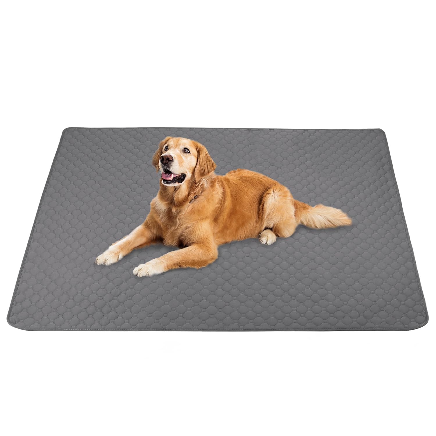 QWORK® Haustier-Urinunterlage Groß, Wiederverwendbare Urinierunterlagen 120x150 cm, Welpenunterlagen Waschbar, für Hunde, Katzen, Kaninchen
