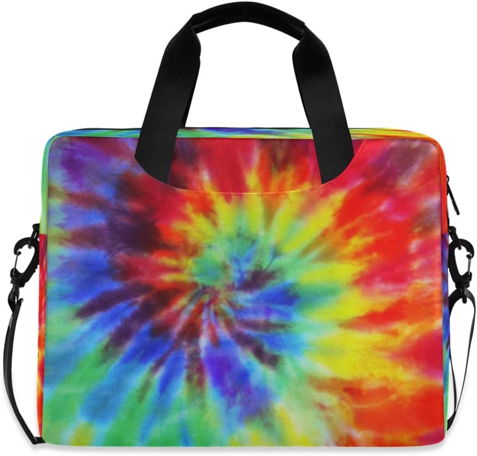Laptop Bag Tie Dye Texure Laptop Sleeves Case for 13 14 15.6 Inch Computer Tablet Briefcases Carrying Case Shoulder Bag for Work