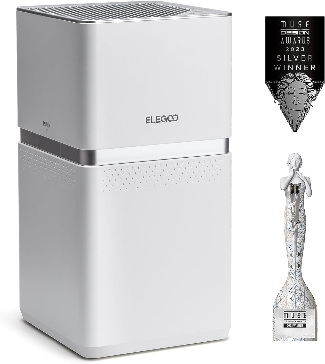 ELEGOO MarsMate Purificateur d'Air avec Filtre à Charbon Actif