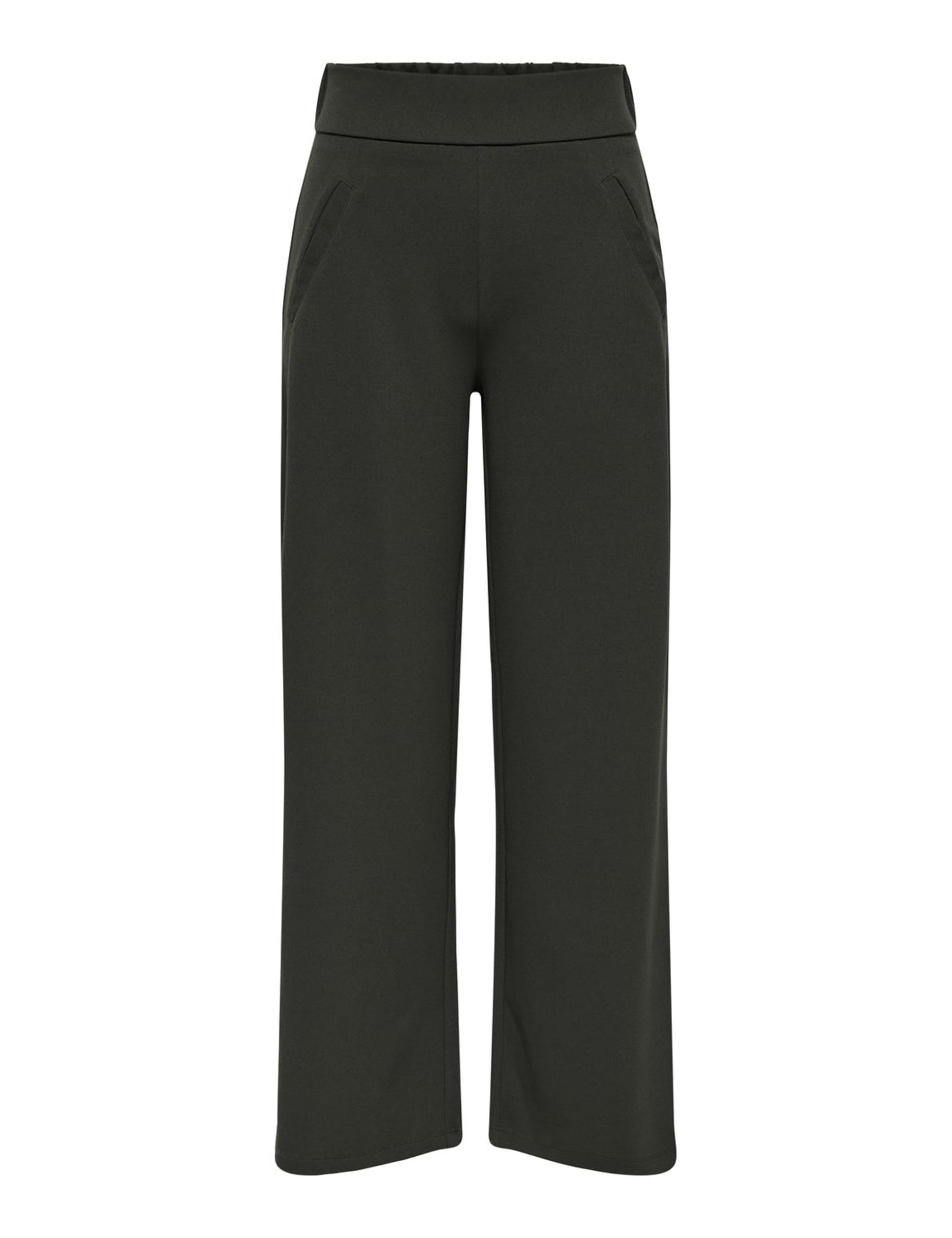 JDY Damen Jdylouisville Catia Life Wd PNT JRS Noos Hose Mit Hohem Bund Und Weitem Bein, Peat, M / 34L EU