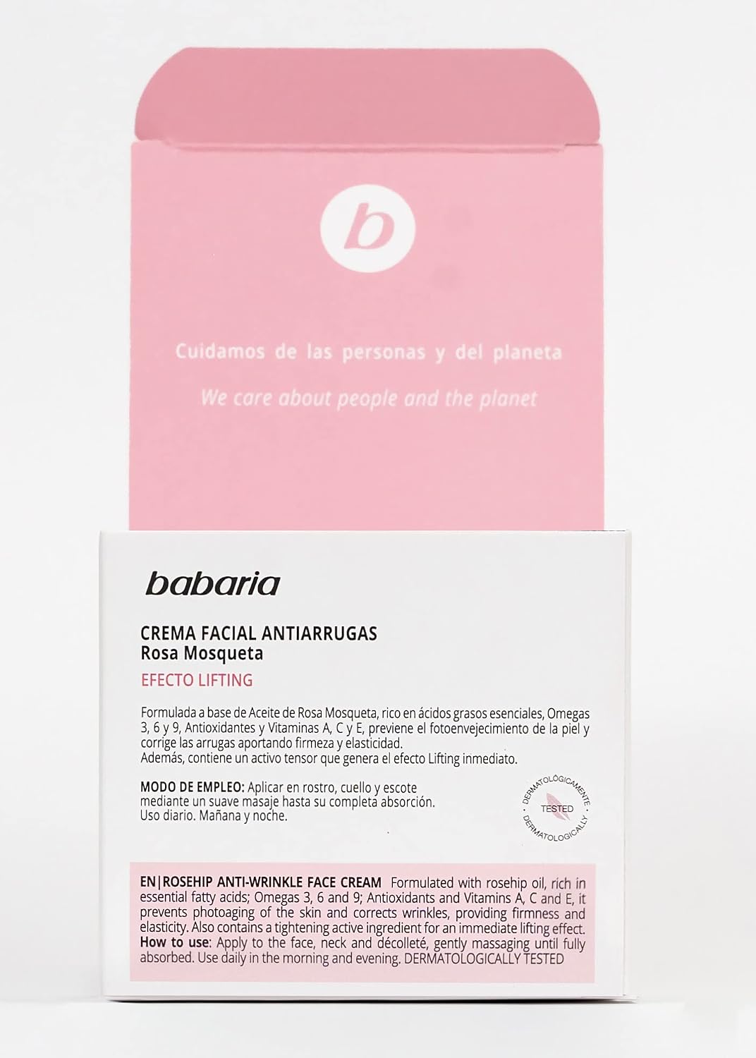 Babaria Rosa Mosqueta Facial Antiarrugas Efecto Lifting 50Ml