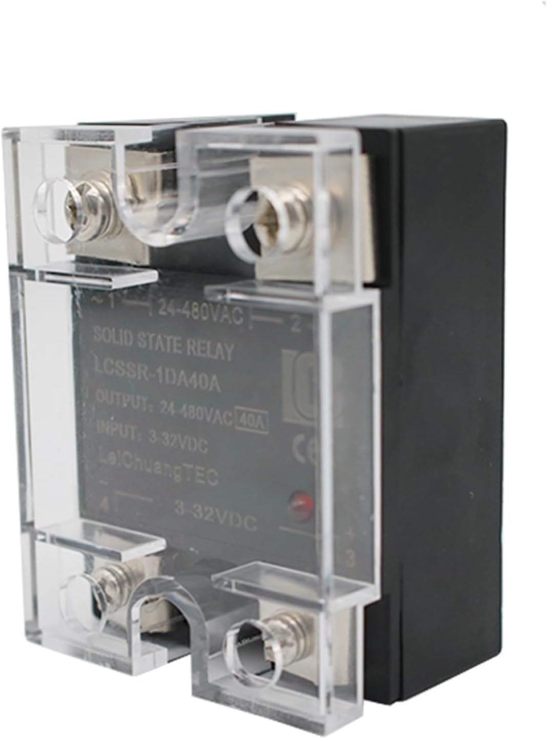 10A-120A SSR Single Phase Solid State Relay DC Control DA 3-32VDC to 24-480VAC(25A)