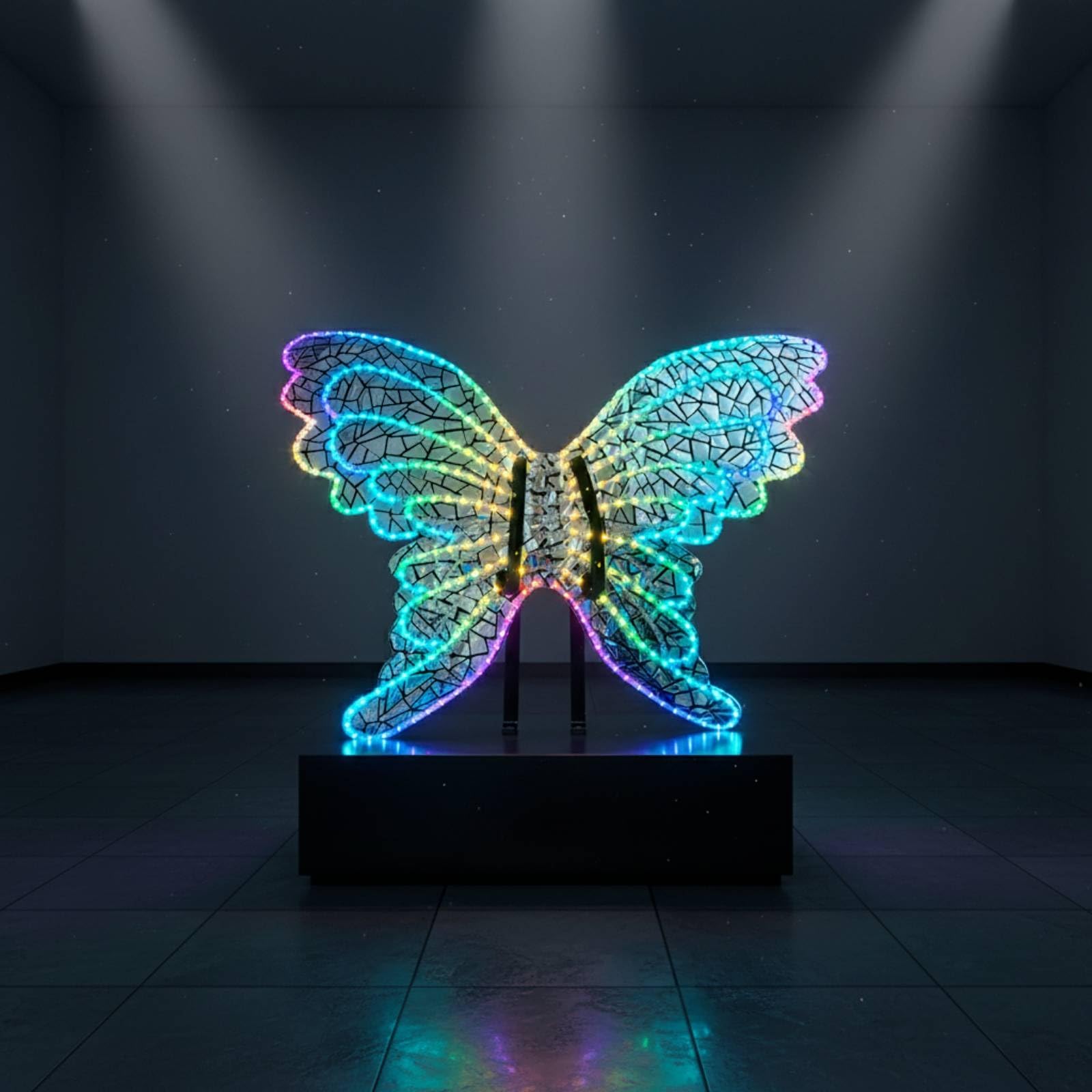 con LED Multicolore Appendici LED Luminose Costume per Cosplayer