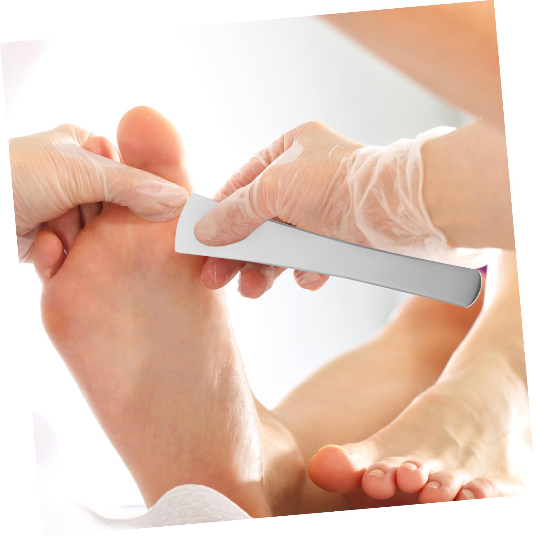Acciaio ad Alto Manganese Coltelli per Pedicure Set 7 Pezzi | Argento, Materiale Pu, per Uso Familiare e Professionale, per Mani e Piedi, Rimozione Calli e Pelle Secca