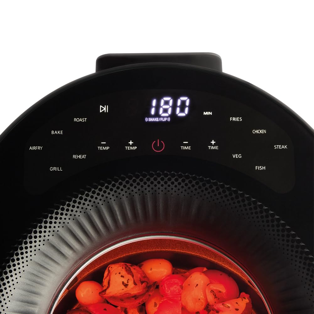 Russell Hobbs Freidora de Aire, 5 L, 10 Programas Preestablecidos, con Ventana de Visualización, Freidora sin aceite, Freír, Gratinar, Asar, Hornear, Recalentar, Max 200℃, Cesta Apta para Lavavajillas