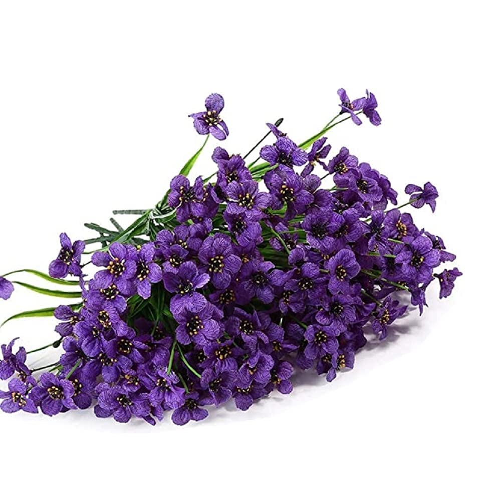 Confezione da 4 fiori di ibisco artificiali da esterno da 60 cm, resistenti ai raggi UV, per vasi da fiori, patii e balconi, rosa | Leroy Merlin