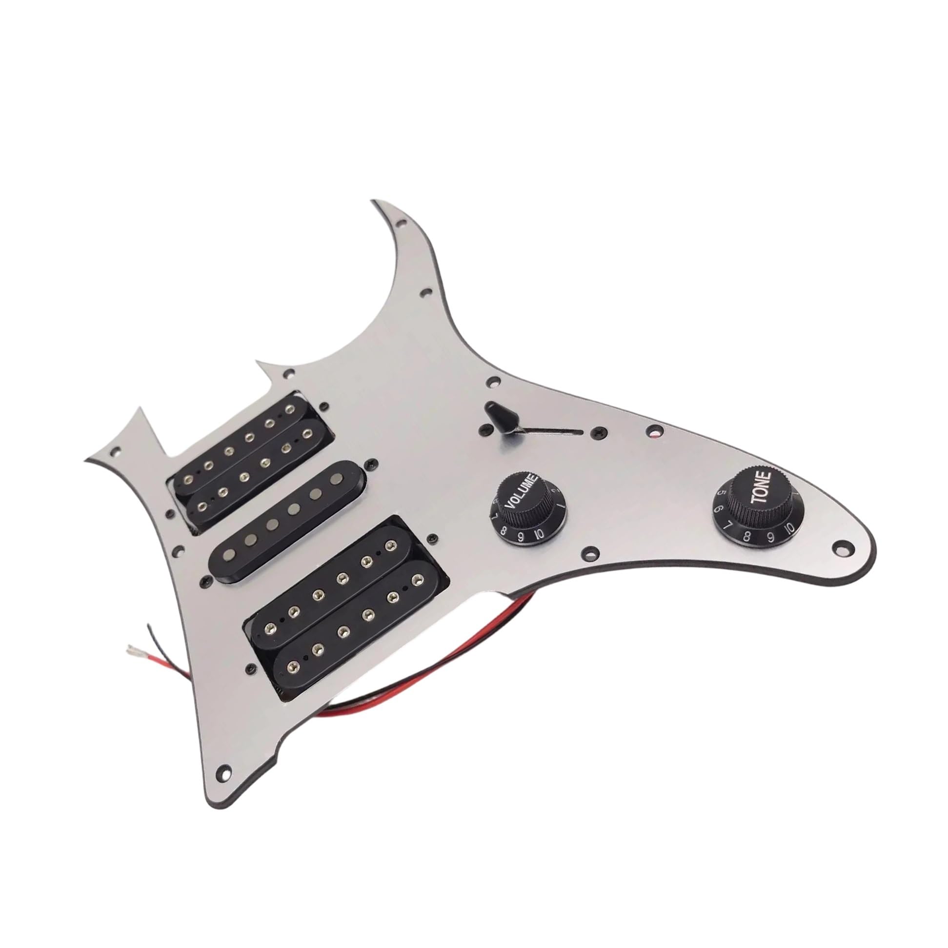Juego De Pastillas De Golpeador De Guitarra Precableadas Piezas De Repuesto HSH Alnico 5 | Recogida del golpeador