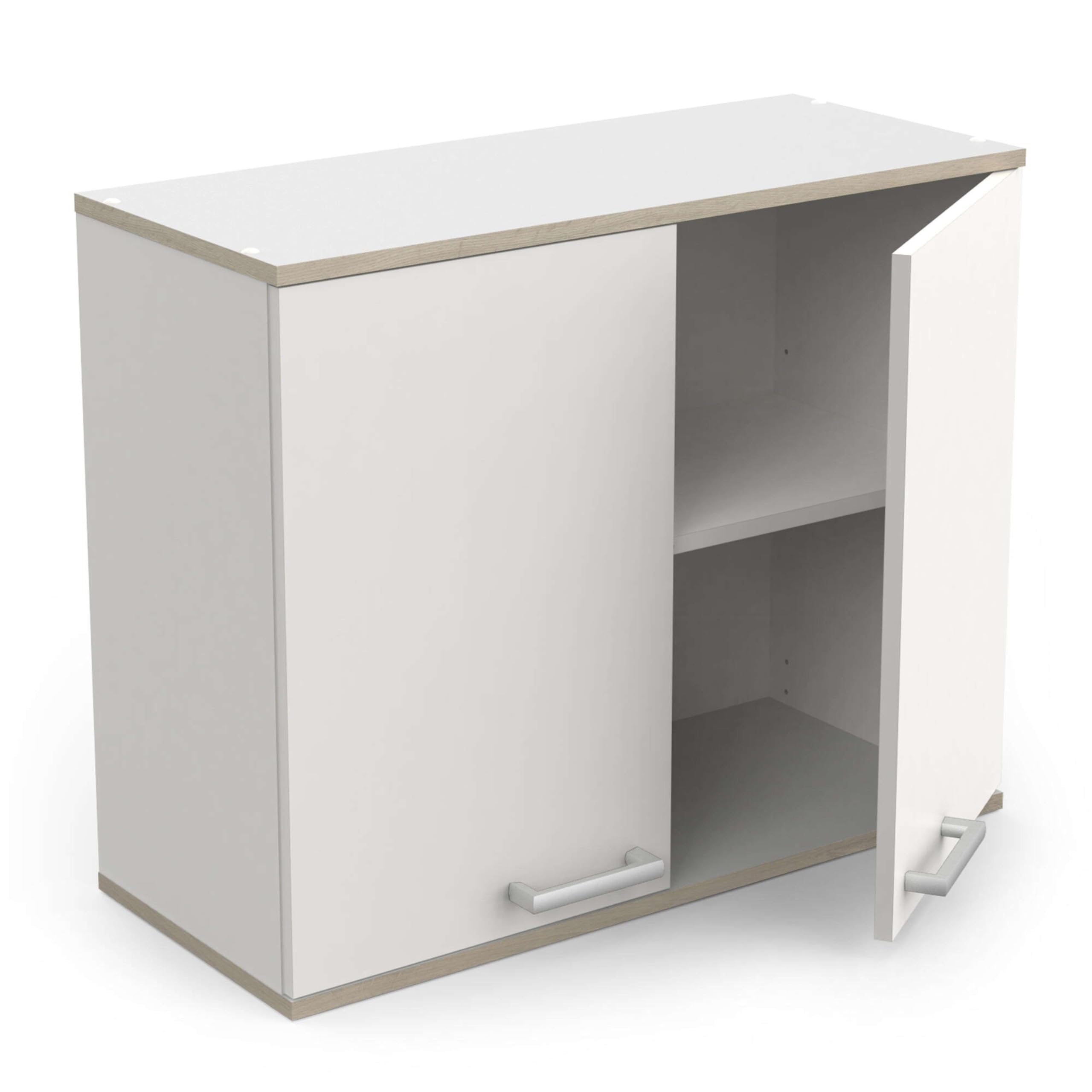 Miroytengo Cocina Modular Completa Blanco Mate y Roble