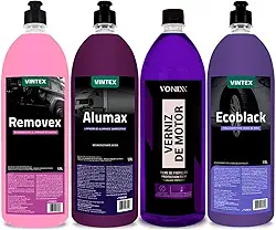 Kit Alumax Removex Ecoblack Verniz De Motor 1,5l Vonixx