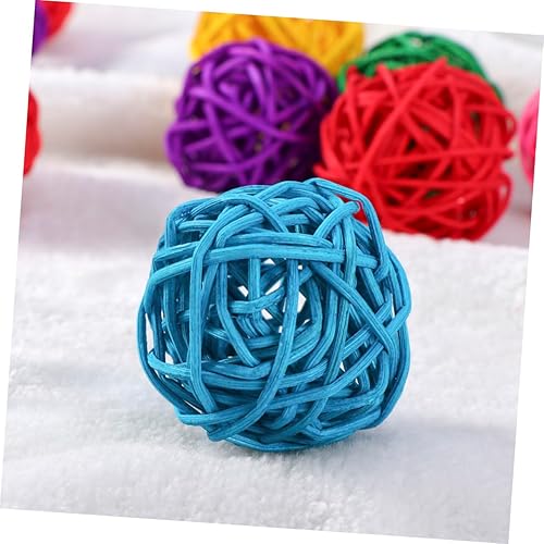 Miniatura 7 de Bola de ratán 20pcs Bola decorativa de mimbre de bambú para el hogar
