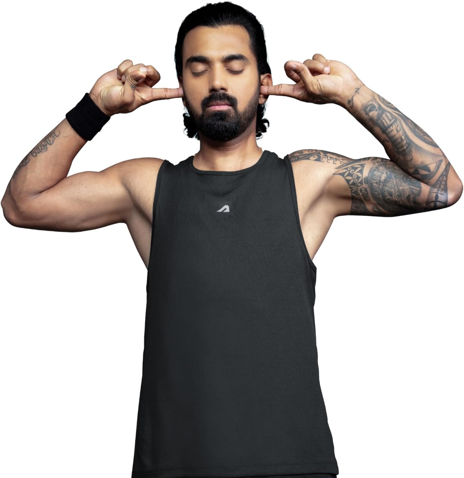 Men's Polyester Regular Fit Vest - Multipurpose Sando for Gym, Running, Outdoor - Sleeveless Undershirt, Round Neck Baniyan - Quick Drying, Breathable