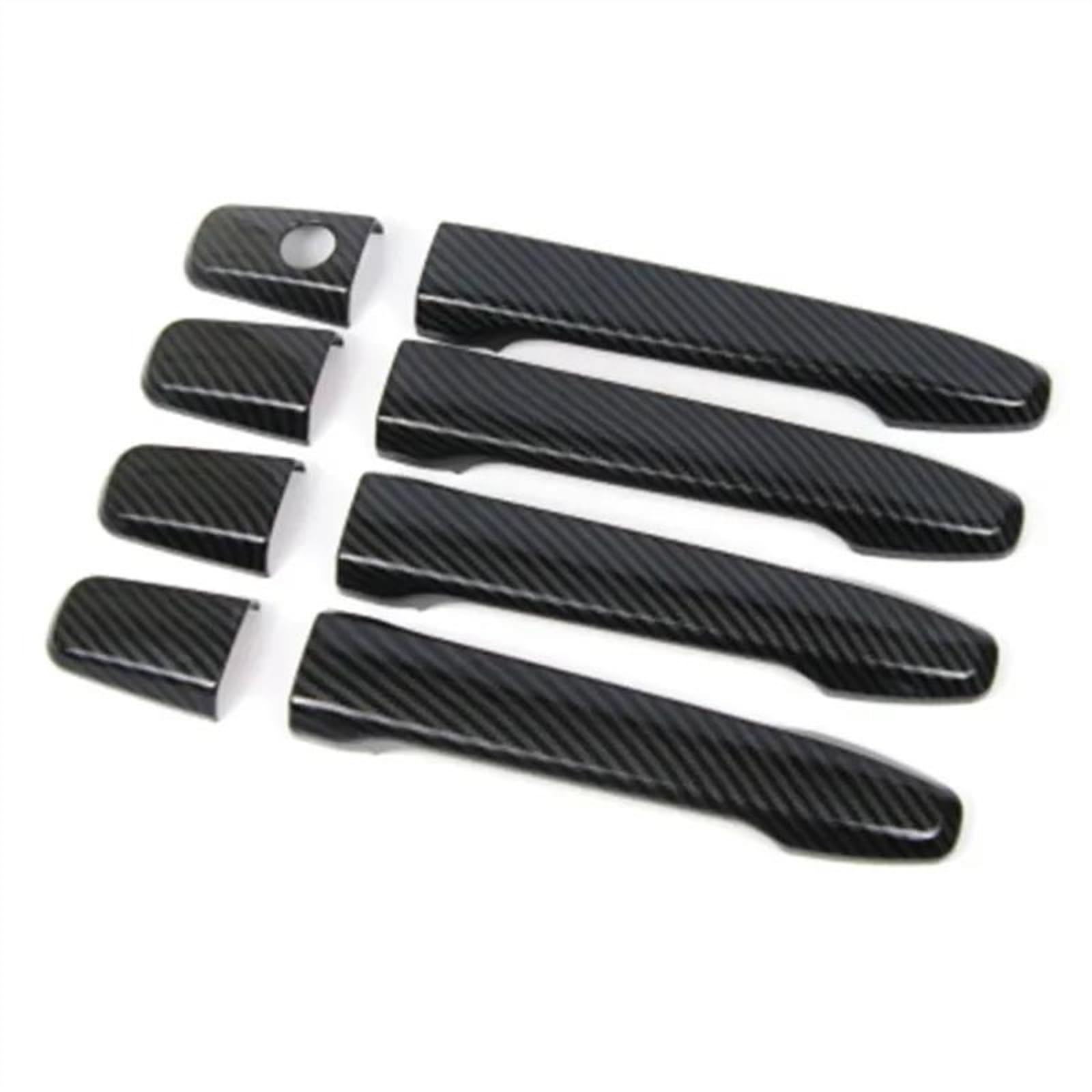CSSPDM Car Styling Outer Door Bowl Handle Stickers Protection Covers Trim for Mitsubishi for Lancer/Lancer X/Lancer Evo 2010-2018(B)