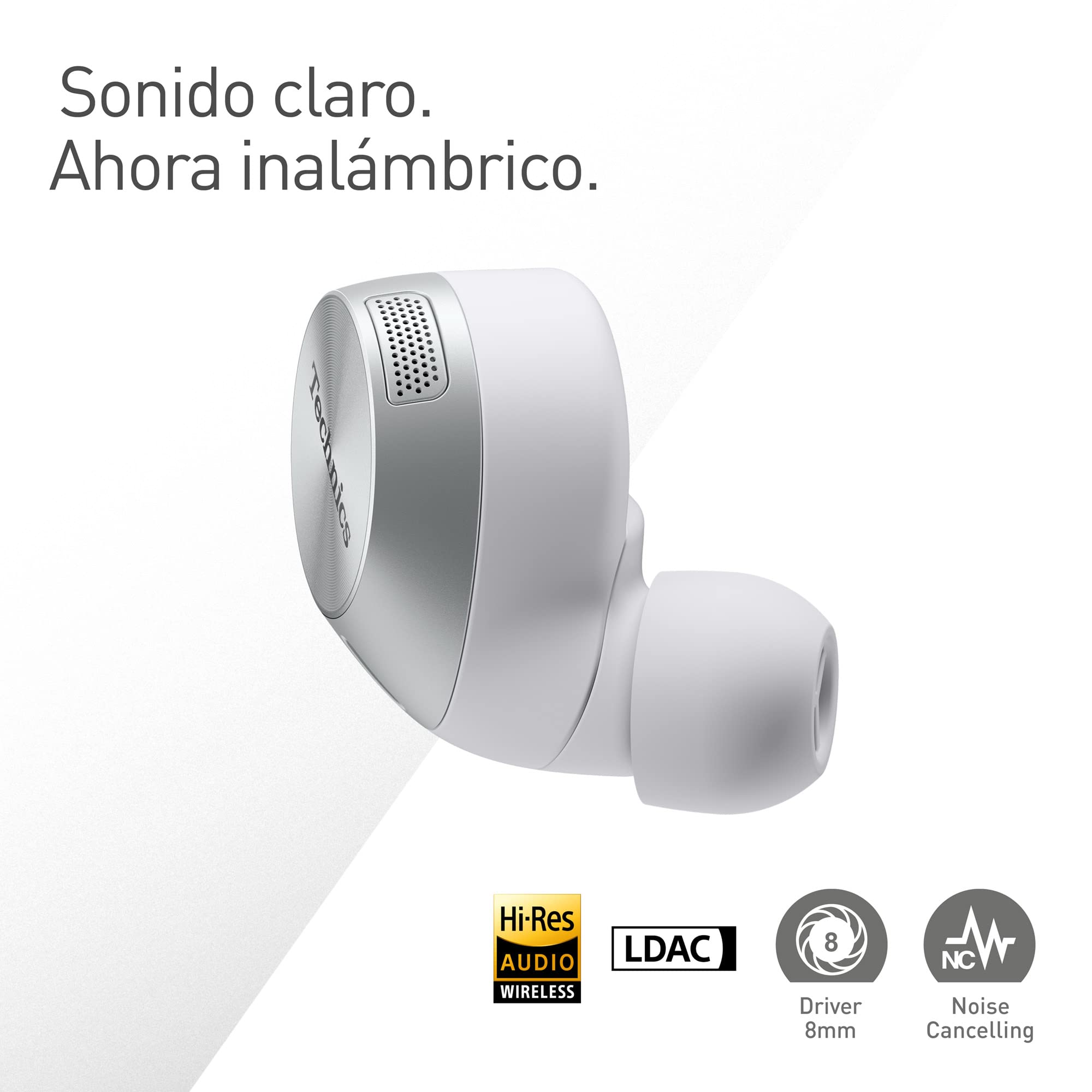 Auriculares in Ear Bluetooth Technics EAH-AZ60M2ES Plateado