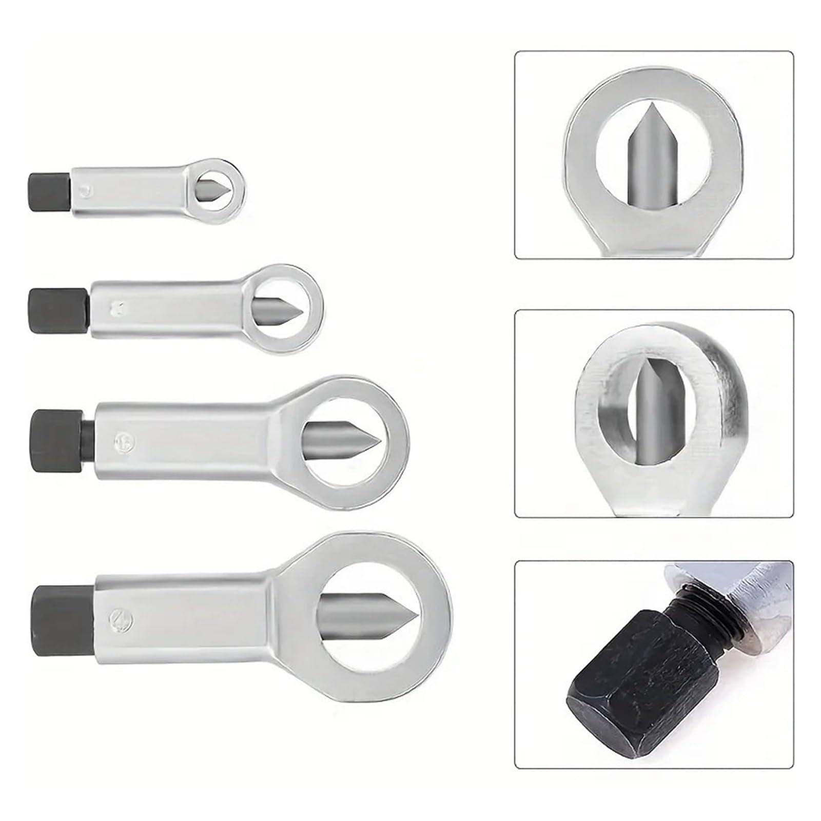 Herramienta divisora ​​de tuercas de Metal, separador resistente for quitar y dañar tuercas, herramientas de presión Manual