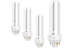 SLEEKLIGHTING 4-Pack 26-Watt T4 Double Tube CFL Light Bulbs