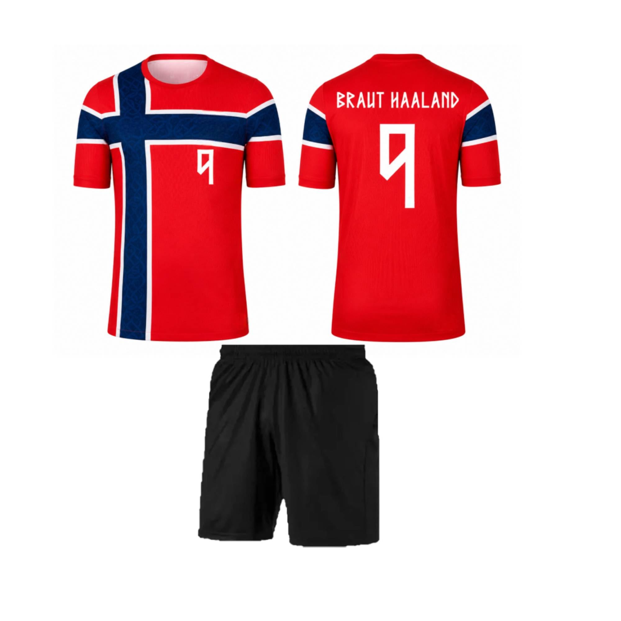 Sports Football Team Haaland 9 Jersey with Shorts 2026 (Men,Boys&Kids)-image-38