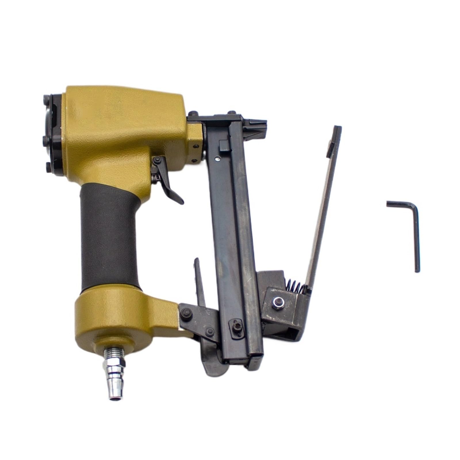 PIGENEQW Oil Free Pneumatic Stapler High R Stapler Pneumatic Stapler 1022J, Nail Gun, Air Nailer Stapler for Books