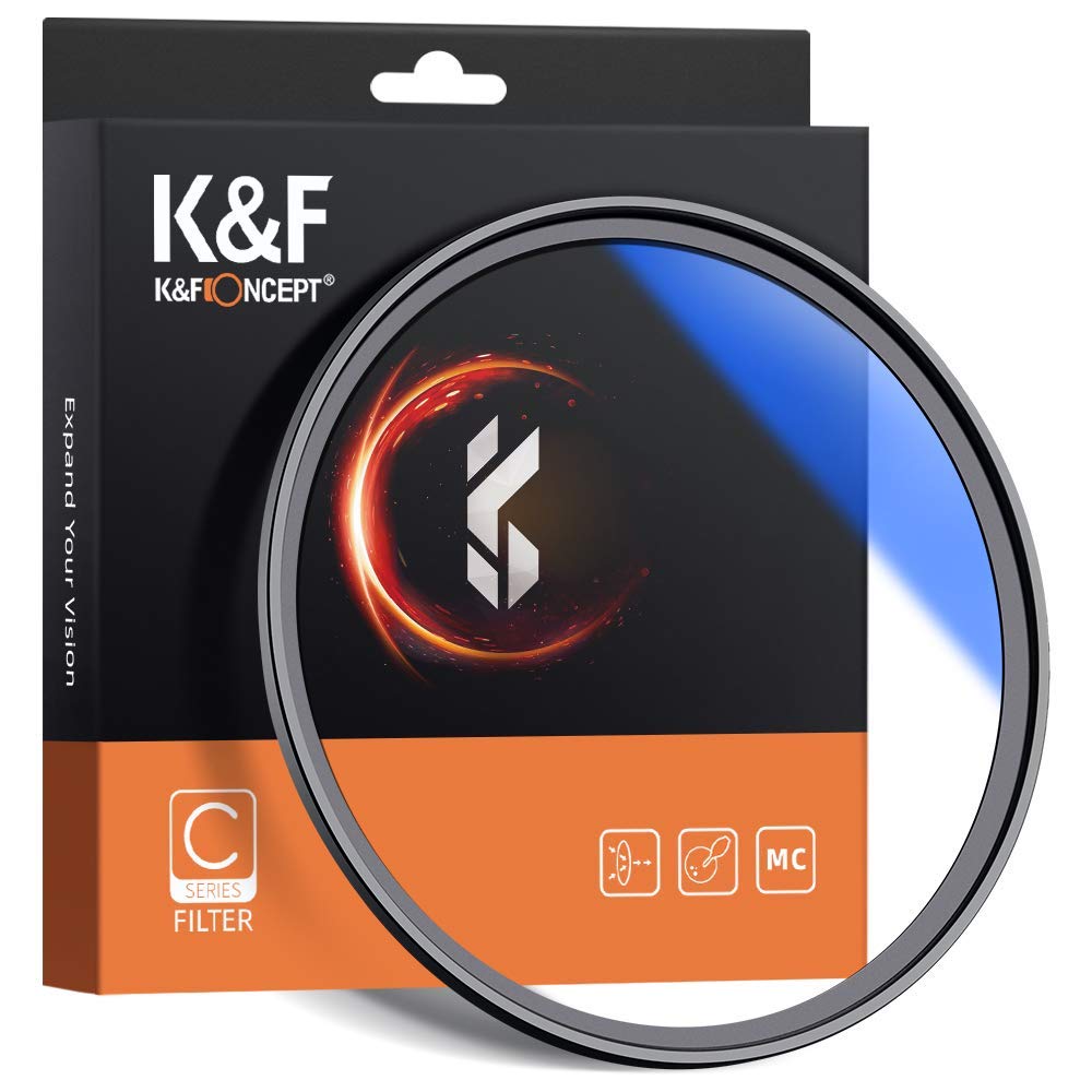 K&F Concept MC UV Protection Filter Slim Frame with Multi-Resistant Coating for Camera Lens (77mm)