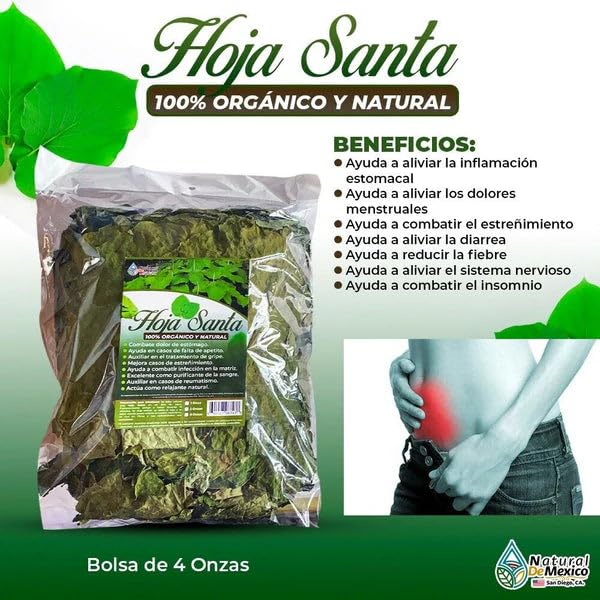 Miniatura 2 de Natural de Mexico Hoja Santa 4 onzas Te Tea 4 Oz.