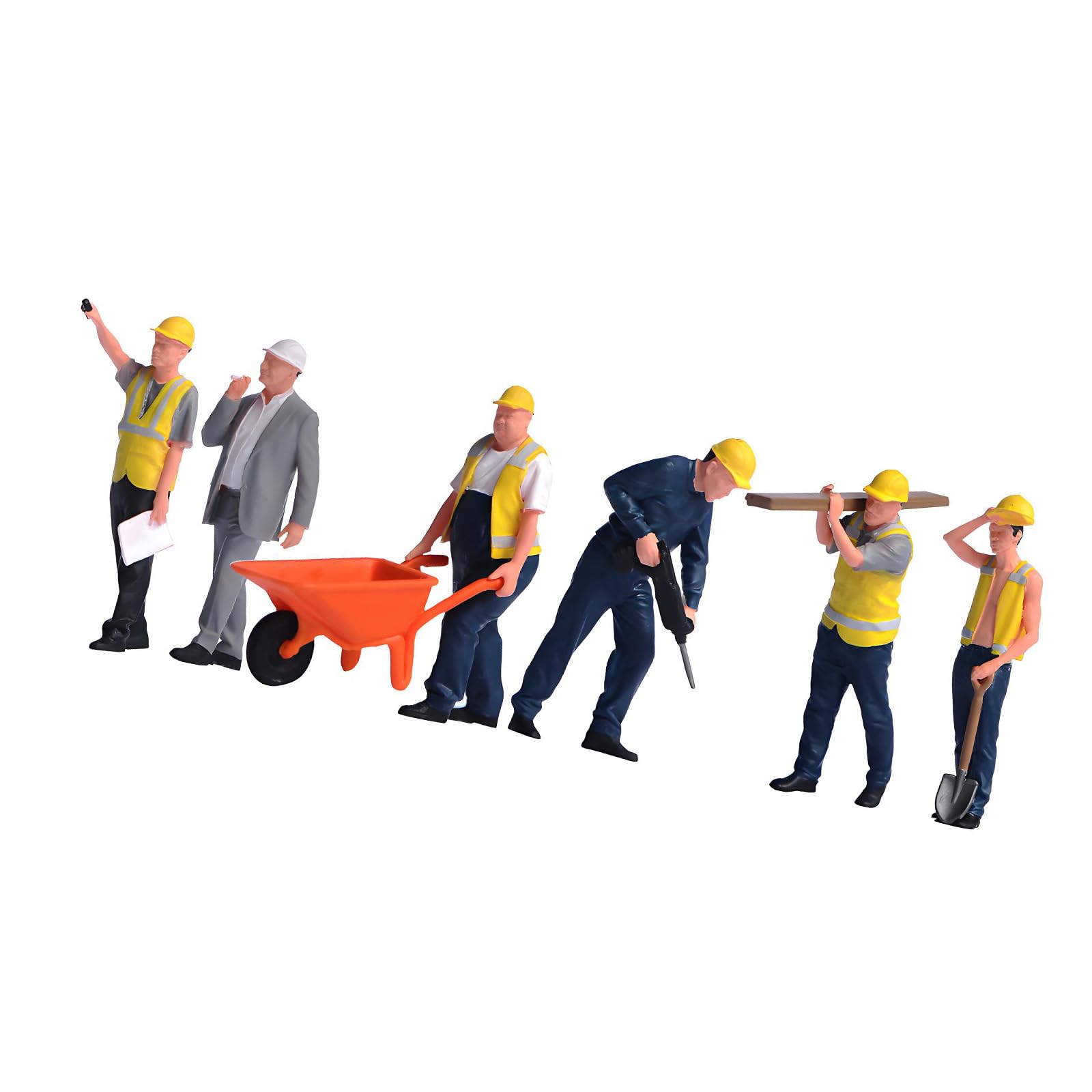Set miniature Laborer, sculture in resina in 1: 64, B