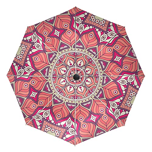 Parapluie de voyage automatique pliable et compact pour homme et femme