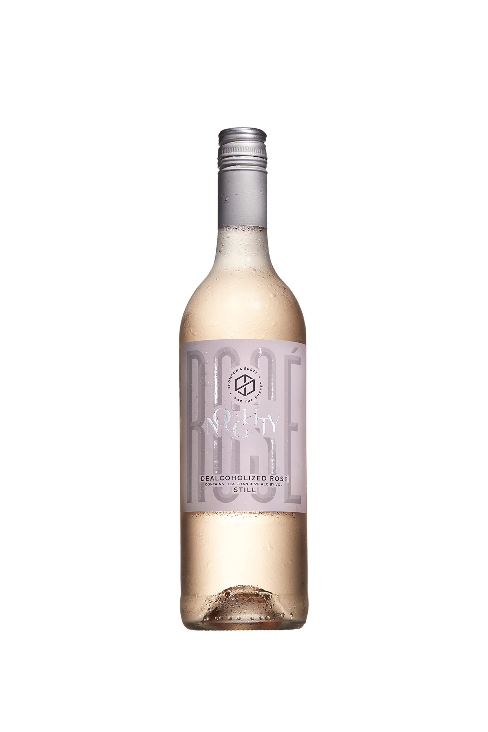 Thomson & ScottNoughty Alcohol Free Wine Rosé - Low Sulphate No Alcohol Wine - Finest Non Alcoholic Wines - Provence Style Rose Wine from South Africa 750ml
