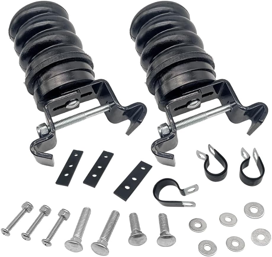 2Pc TSS-107-47 Trailer Helper Spring for Trailer Axle with 5000-8000 GAWR, Spring-Over-Axle, 1000 lb Capacity at 50% Compression