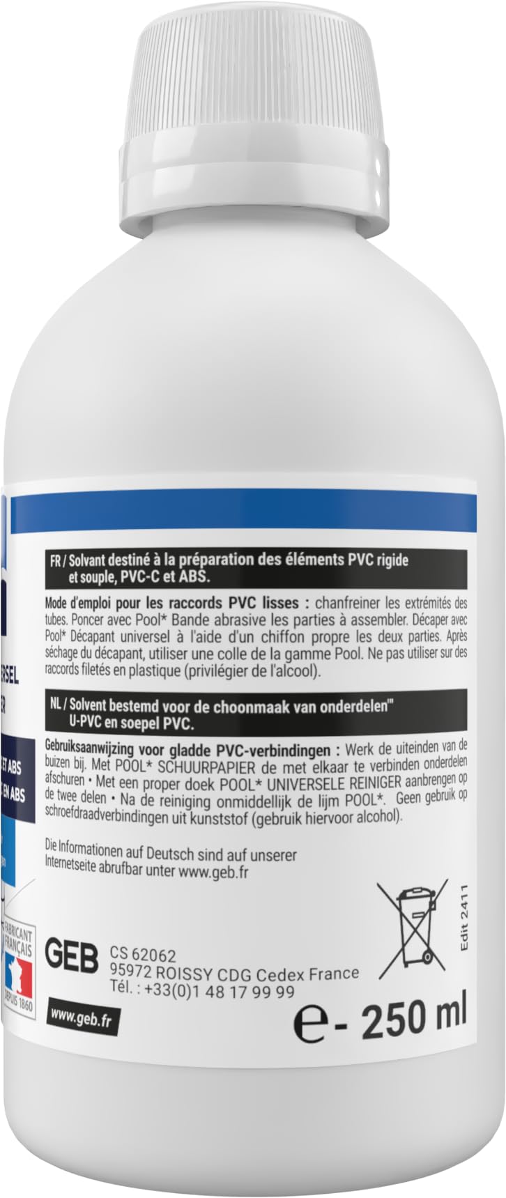 Décapant PVC 250 ml