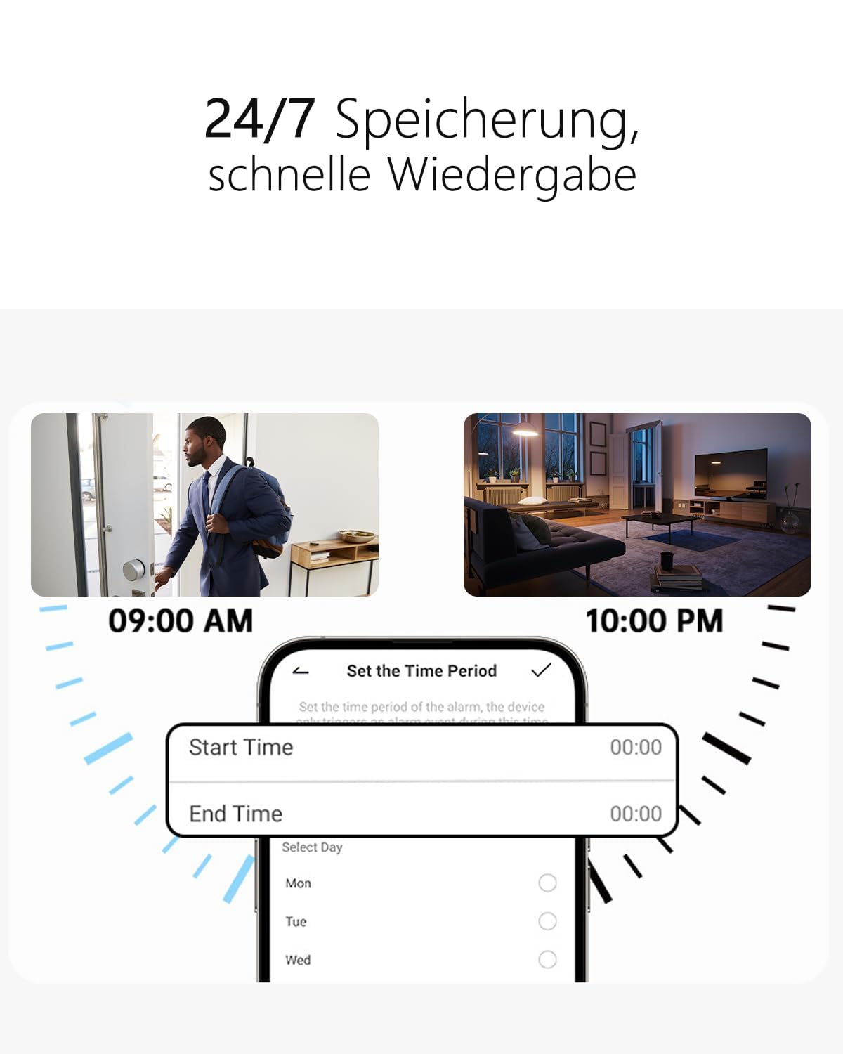 VSTARCAM 2K Überwachungskamera Innen, Interaktive Kamera für Hunde und Katzen mit Handy-App, 360° Linsenschwenkung und Neigung, Infrarot-Nachtsicht, Bewegungsverfolgung, 2-Wege-Audio