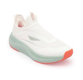 Red Tape Women’s Walking Slip-On Shoes Green/Orange