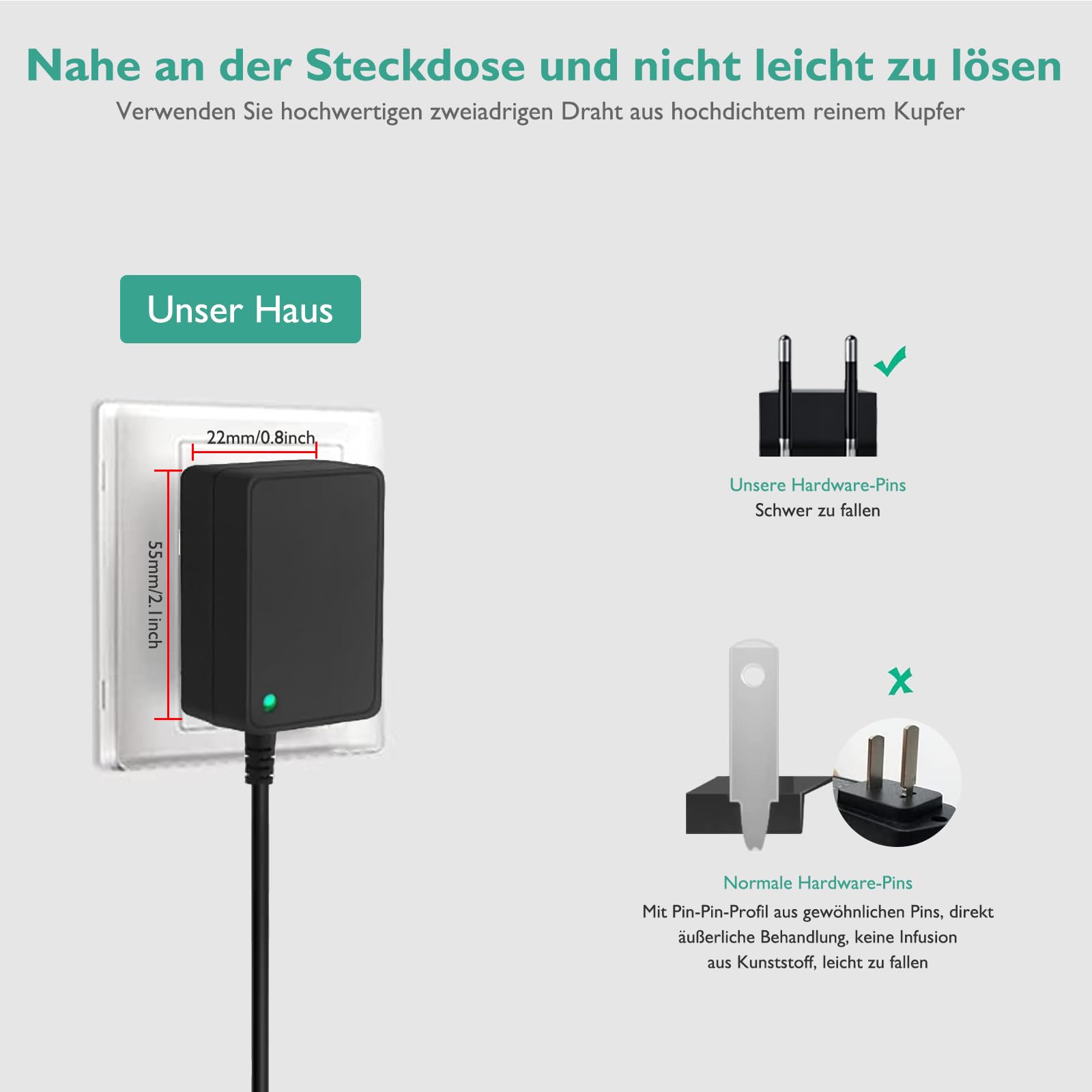 12.6V Ladegerät Kompatibel mit Pool Blaster für Max Li/Max Li CG/Max Li HD/Millennium Li/iVAC 360 Li/Volt FX-8 Li Schwimmzubehör Poolreinigung Netzteil Ladekable