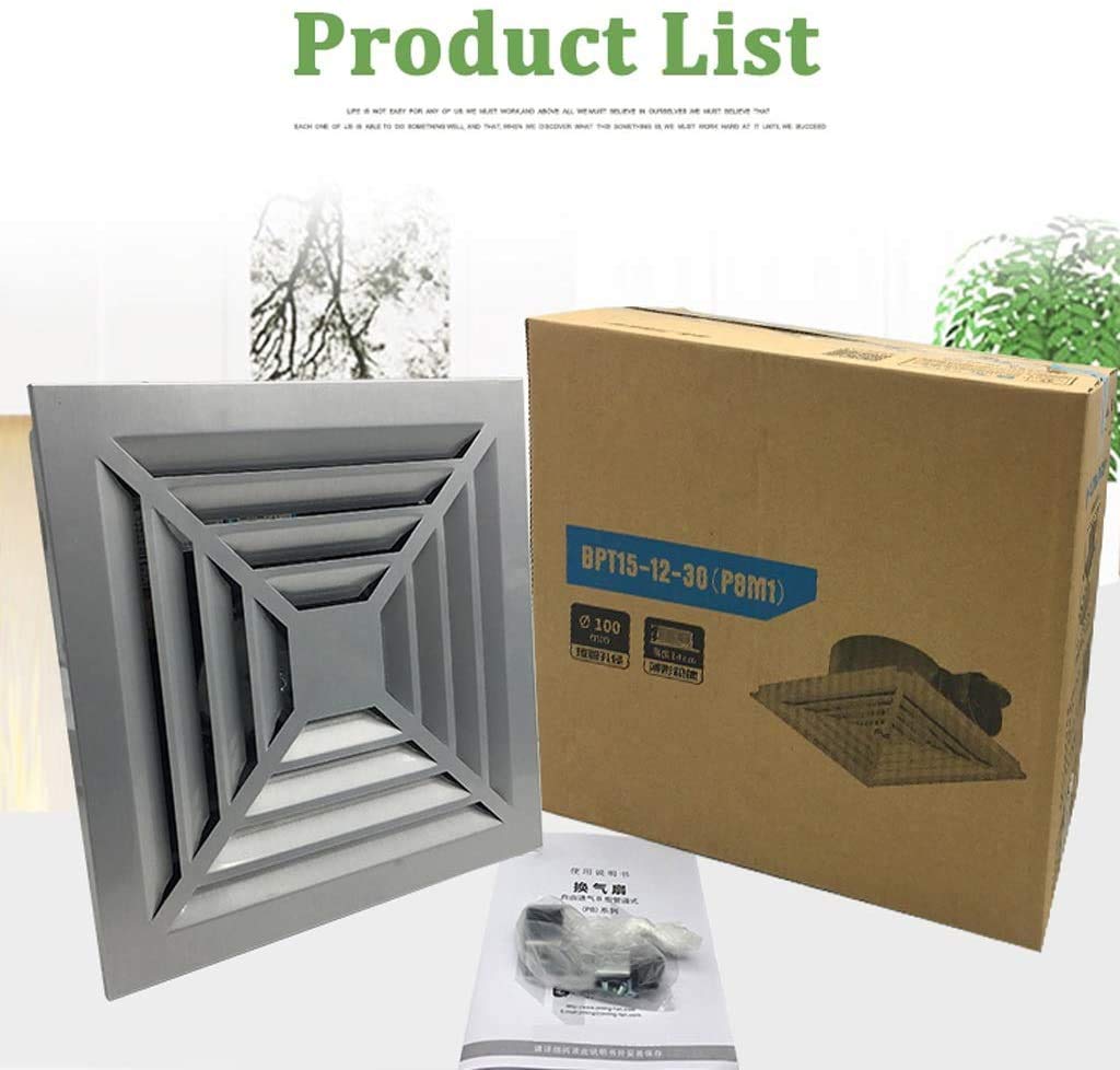 Ventola Estrazione aria Industriale Extrattore di ventilazione for la ventola di scarico domestico ventola ventilazione montata a basso rumore ventilatori ventilatori ventilatori, for bagno igienico d