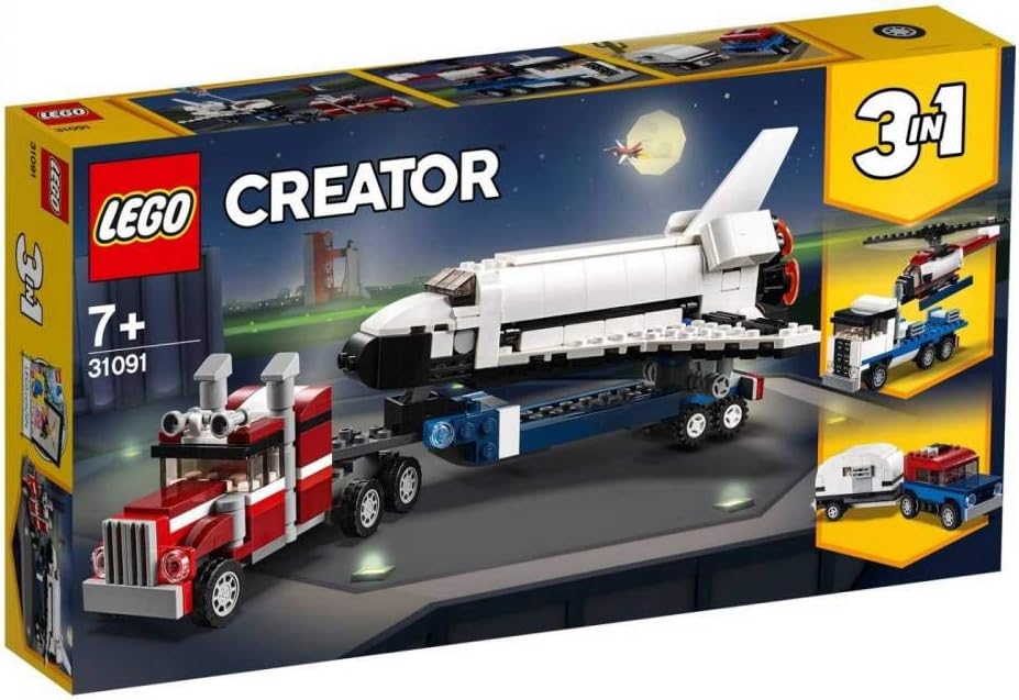 Creator 3in1 Shuttle Transporter 31091 Building Kit (341 Pieces)