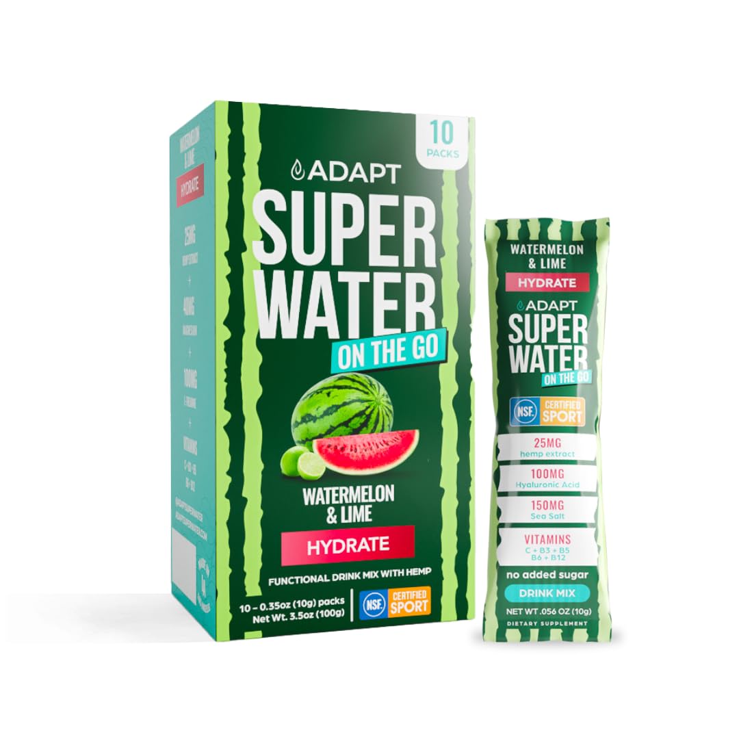 Hydrate Functional Hydration & Electrolyte Drink Mix - Watermelon + Lime (10 Servings)