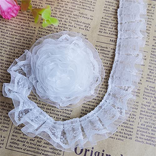 sewing lace organza