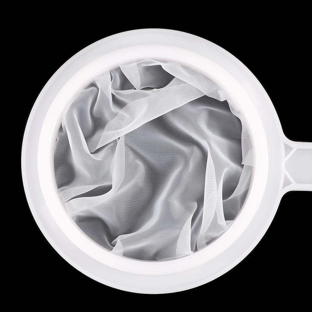 Passoire De Cuisine En Maille De Nylon Ultra Fine Pour Yaourt - Passoire En Maille Plastique Avec Poignée - Mini Filet De Séparation De Crevettes Pour Filtrer Le Jus, Le Jus, Le Lait, Le Miel (400