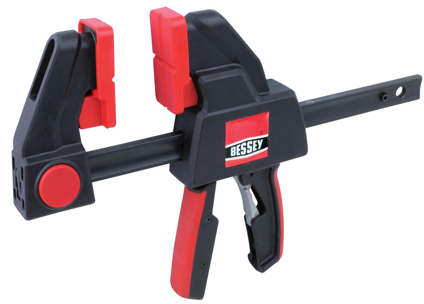 BESSEY Serie EHK - Prensa monomanual, fuerza de sujeción de 272 kg, 127 cm, abrazadera de gatillo EHKXL50, 9 cm de profundidad de garganta, para madera, carpintería, mejoras del hogar, bricolaje