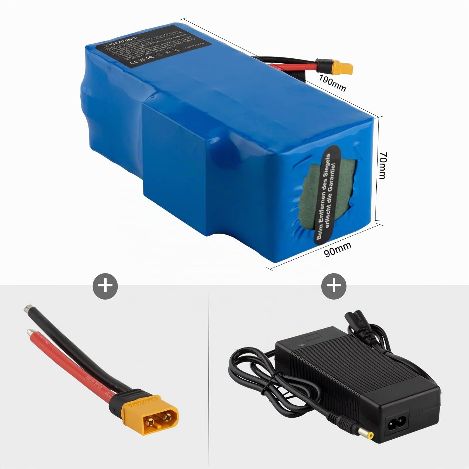 Batería de Bicicleta eléctrica 36V batería de Iones de Litio 9Ah 12Ah 18Ah 20Ah, con Cargador 42V 200W-1200W 250W 300W 400W 500W 800W 1000W se Puede Utilizar en Scooter, etc.