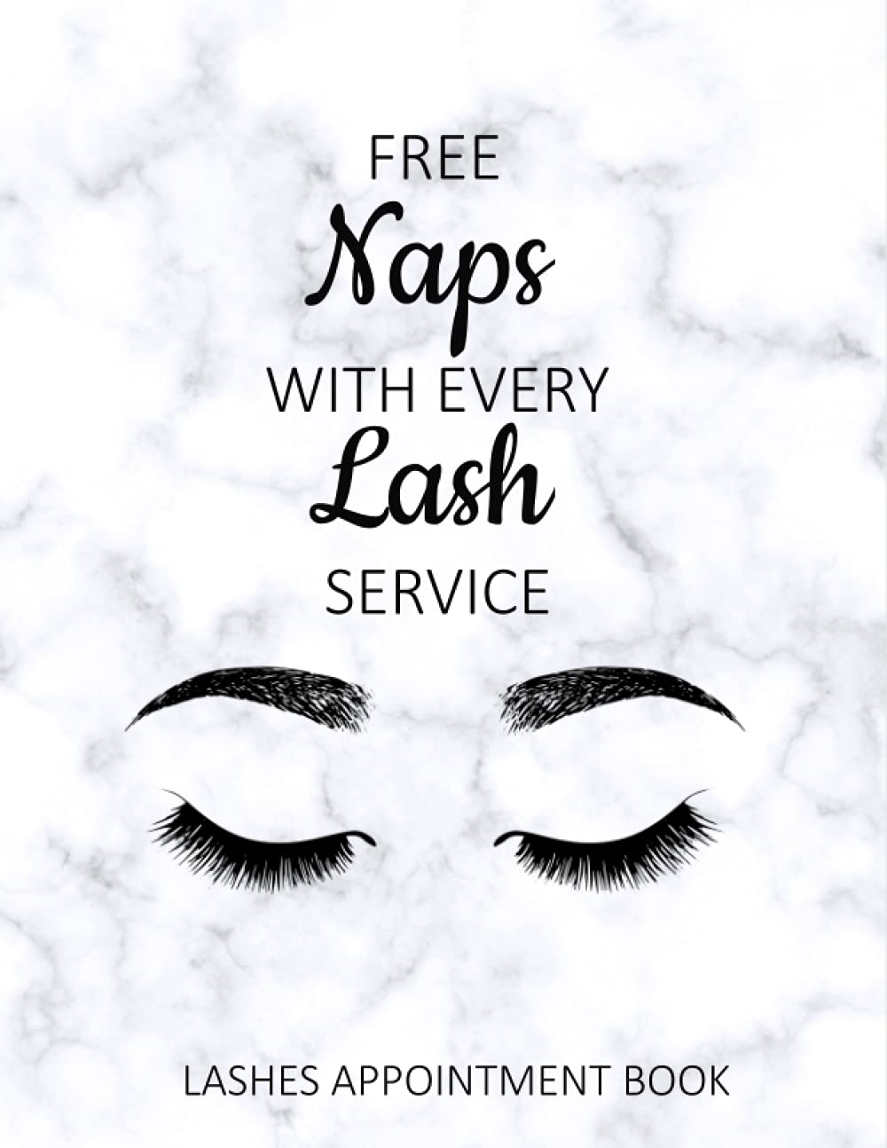 Lashes Appointment Book: Undated Daily Planner | Appointment Book for Lash Technicians, Eyelash Extension Techs, Beauty, Appointment Book with Times Daily and Hourly Schedule