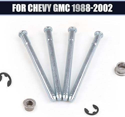 Miniatura 3 de Kit de 16 pasadores de bisagra de puerta de automóvil, kit de reparación de buje y pasador de bisagra de puerta estabilizada a prueba de óxido y