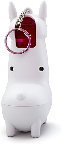 Miniatura 3 de Lindo llavero en aerosol de pimienta en forma de llama, fuerza policial, rango de 10 pies, marcado de tinte UV con bloqueo de seguridad para niños,