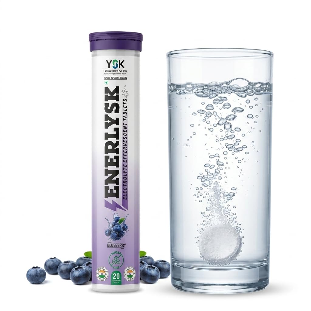 Electrolyte Effervescent Tablets – Blueberry | Instant Hydration Drink | 5 Electrolytes + Vitamin C & B12 | Zero Sugar | 20 Hydration Tablets | Sports & Daily Recovery-image-23