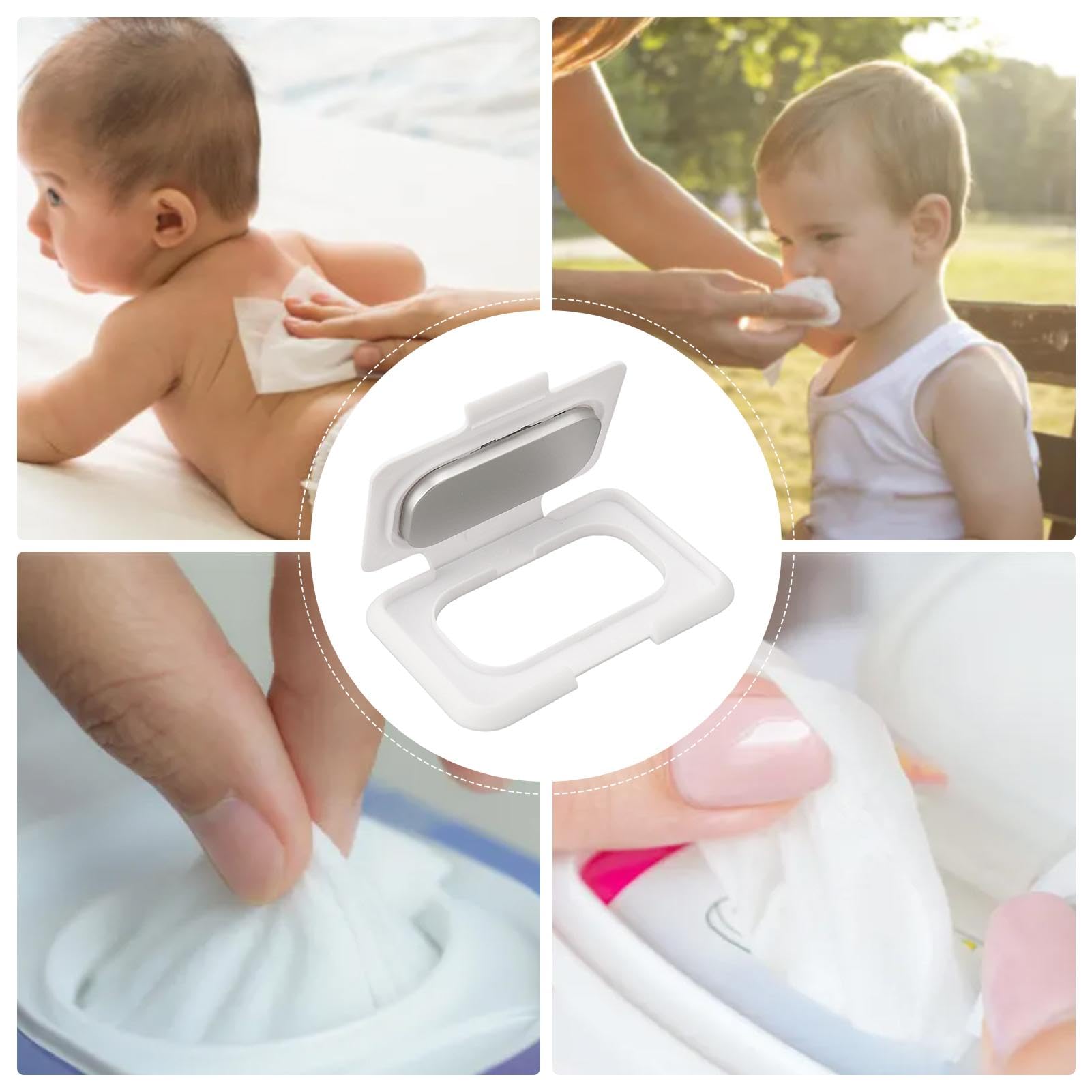 Chauffe-Lingettes Pour Bébé avec Thermostat Boîte de Lingettes Humides Support Distributeur