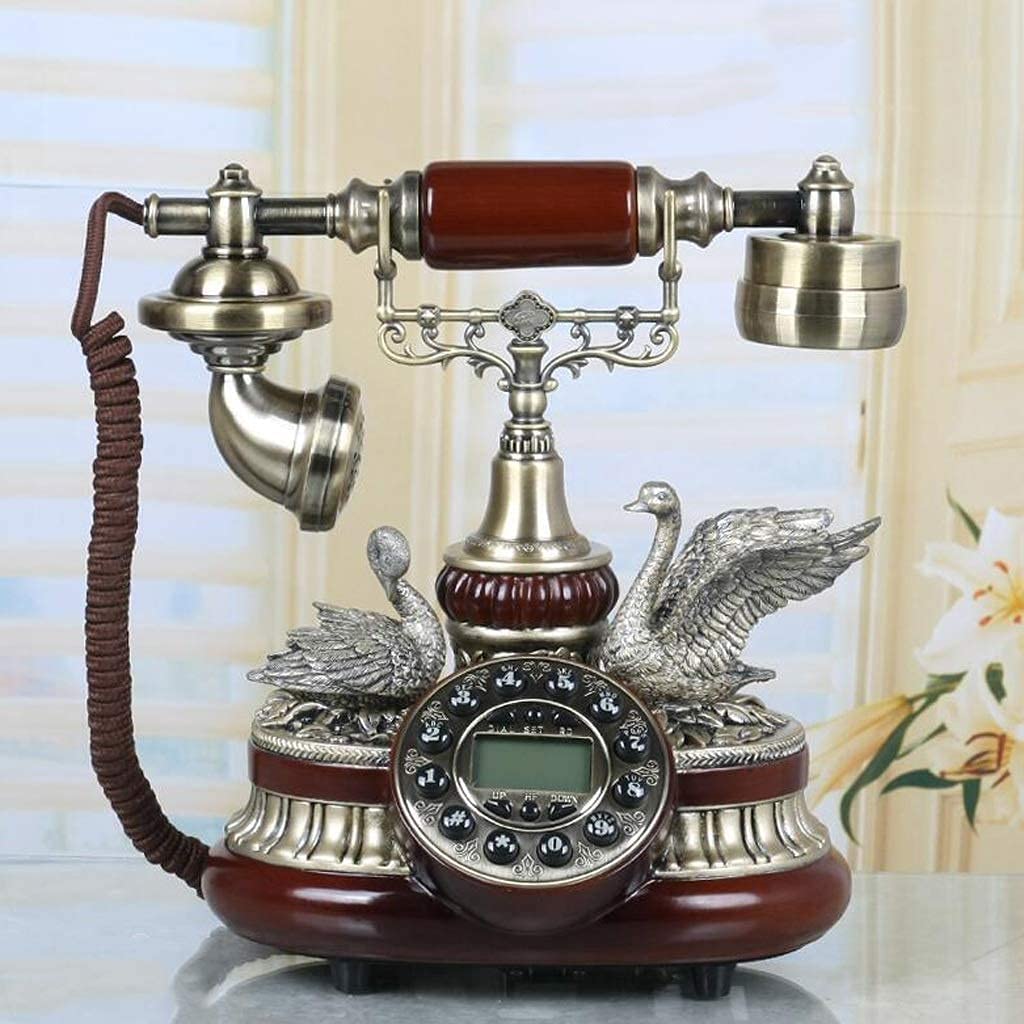 Telefono Antico, Telefono Vintage Digitale Fisso. Suoneria Classica Europea retrò per Telefono Fisso Regolabile con entrata
