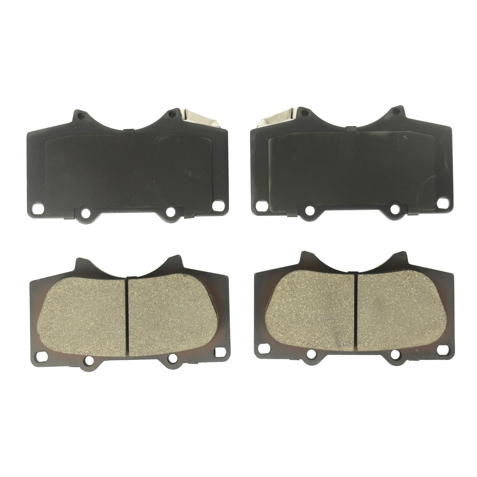 ZODISTORE BC976 Premium Ceramic Disc Brake Pad Set（FRONT） - Suitable for Select Lexus GX460, GX470; Toyota 4Runner, Sequoia, Tundra, FJ Cruiser, Tacoma
