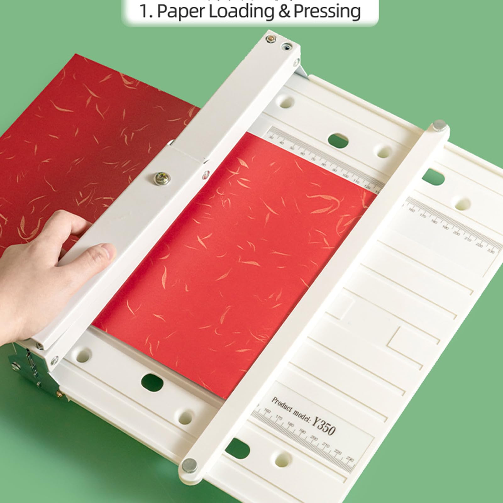 Strumento di piegatura manuale per la creazione di biglietti, opuscoli, opuscoli, rilegatura documenti, strumento di valutazione della carta