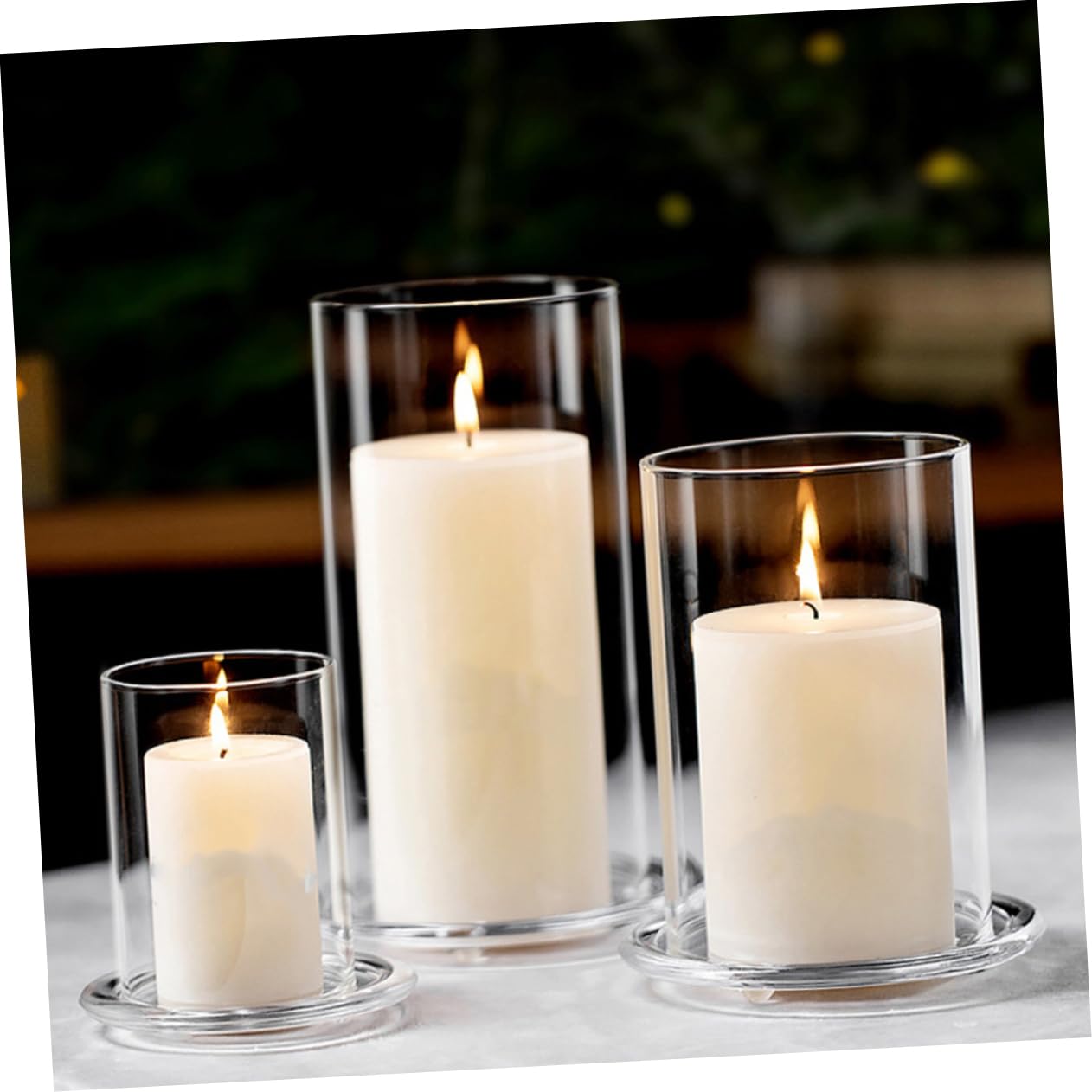 Generico 3 Pz Ombra Di Titolari Barattolo Di Profumo Leggero Imbrattare Stoppini Di Lumino Kit Per Realizzare Candele Candelieri Portacandele Alto Borosilicato