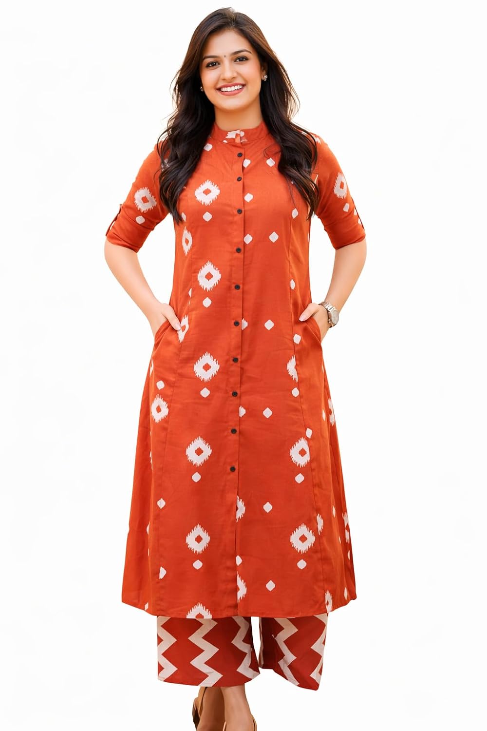 TANISHA Women's Cotton A-Line Kurta Set with Palazzo Pant Set - Review, Price and Buying Guide