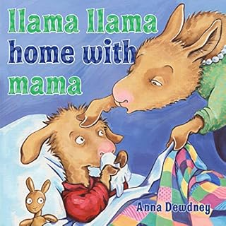 Llama Llama Home With Mama Audiolibro Por Anna Dewdney arte de portada